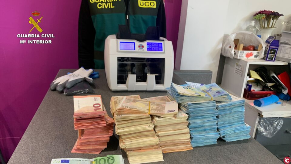 Desarticulado un grupo delictivo especializado en blanquear grandes cantidades de dinero a otras organizaciones criminales paralelas