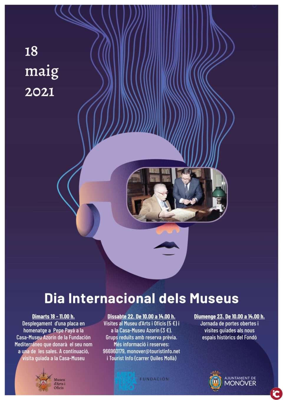 Monòver celebrarà el Dia Internacional dels Museus amb diverses activitats culturals