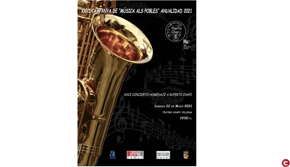 La Sociedad Musical vuelve a realizar el Concierto Homenaje a Chapí