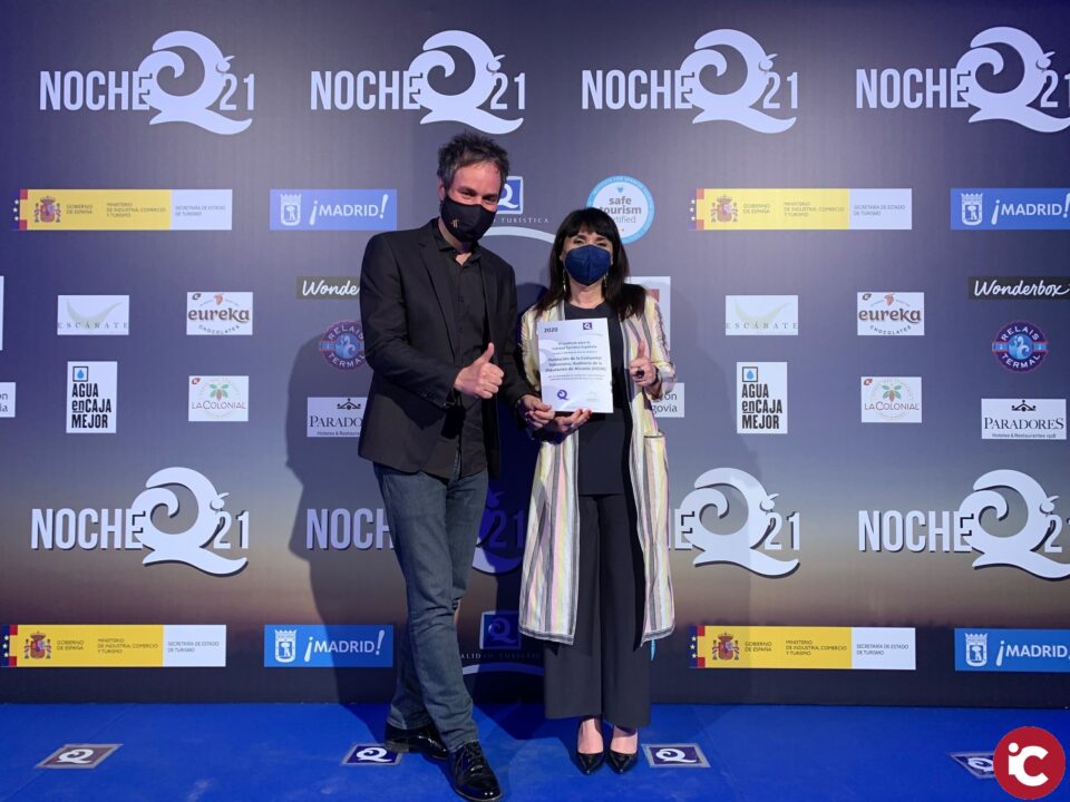 El Auditorio de la Diputación de Alicante recibe en Madrid la Certificación Q de Calidad turística concedida por el ICTE