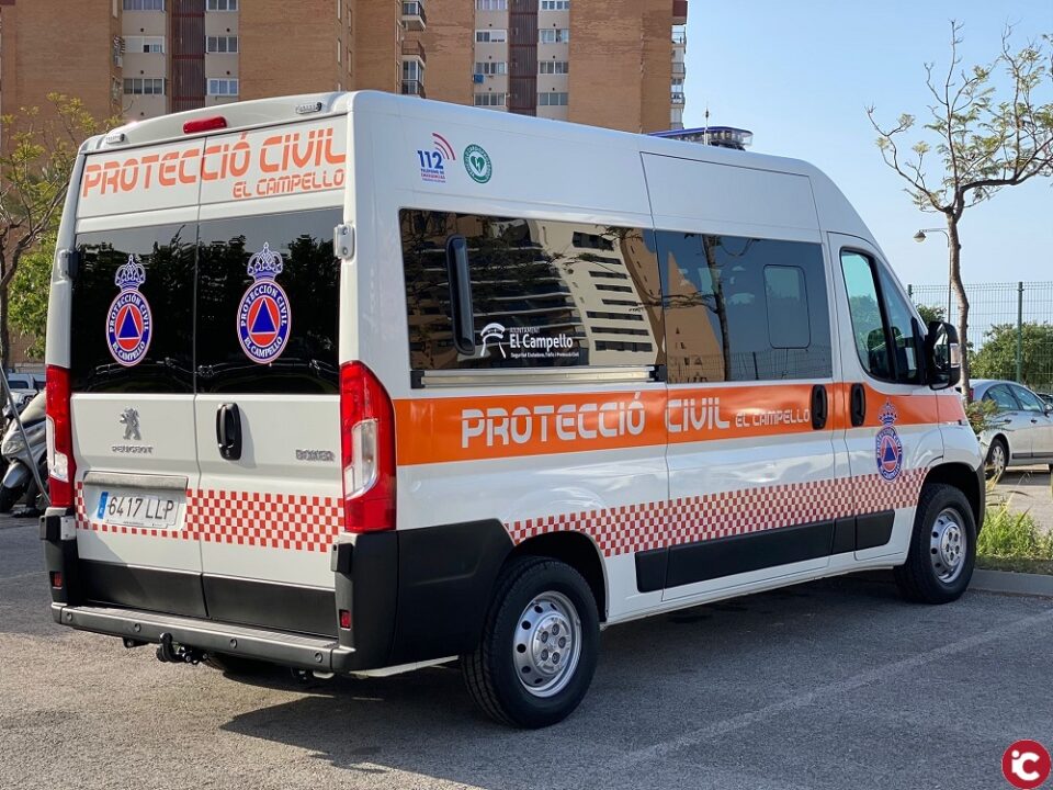 Seguridad dota a Protección Civil de un moderno vehículo de 9 plazas para atender emergencias