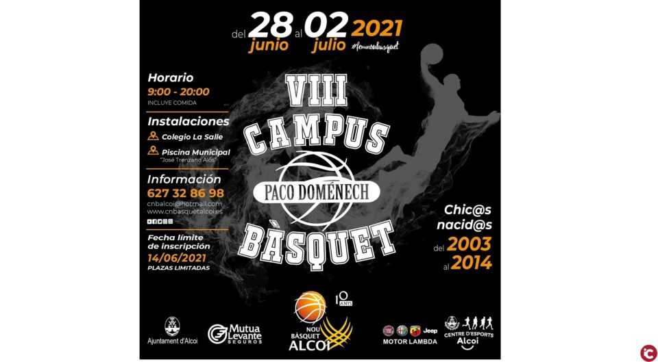 El Nou Bàsquet Alcoi celebrará su VIII Campus Paco Doménech