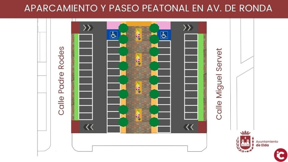 El Ayuntamiento de Elda construirá un aparcamiento público con paseo peatonal frente a la iglesia de San Pascual