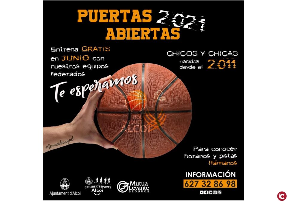 El Mutua Levante Nou Bàsquet Alcoi organiza jornadas de puertas abiertas