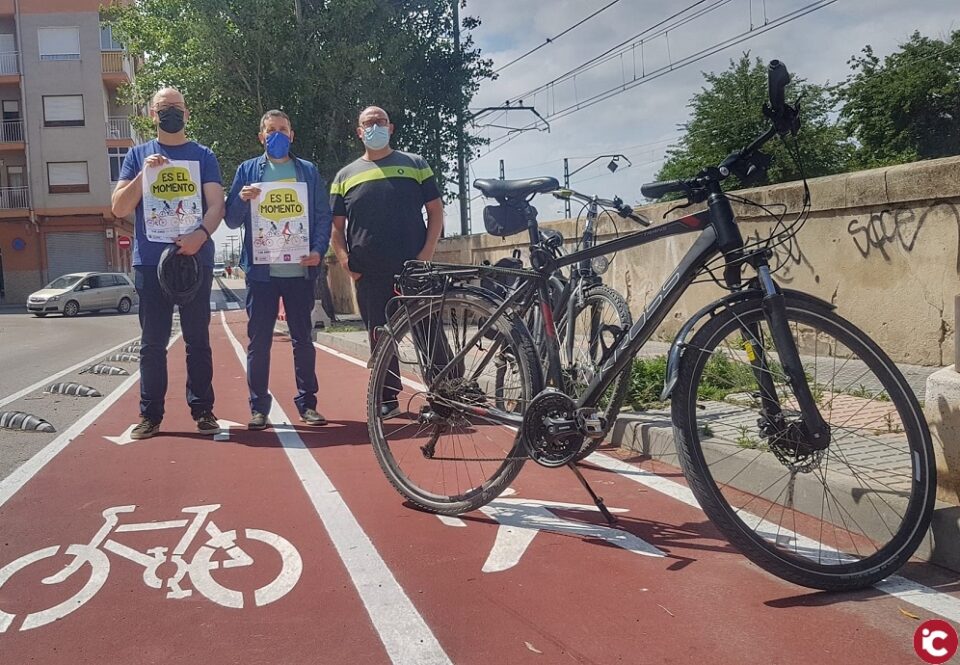 El Ayuntamiento amplía en 500 metros el tramo del carril bici hacia la calle Juan Gris