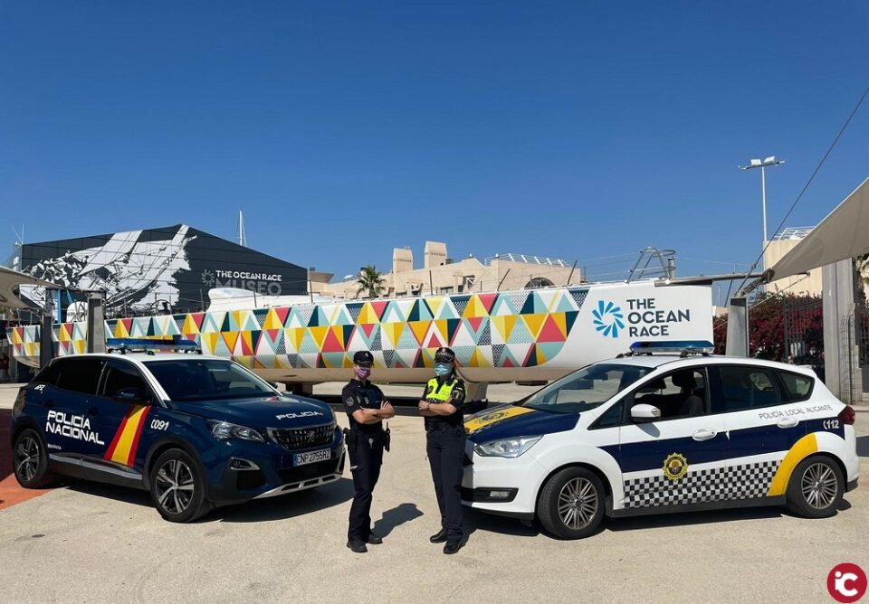 Alicante acoge la regata The Ocean Race Europe con amplias medidas de seguridad y un dispositivo anticovid desplegando medio millar de efectivos de Policía Nacional y Policía Local