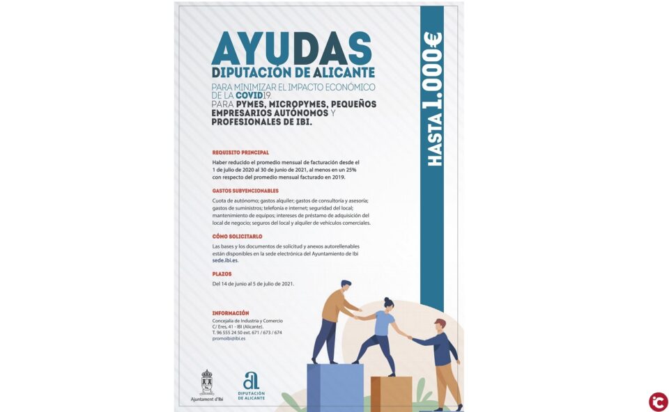 Diputación destina a Ibi 127.472  para pymes