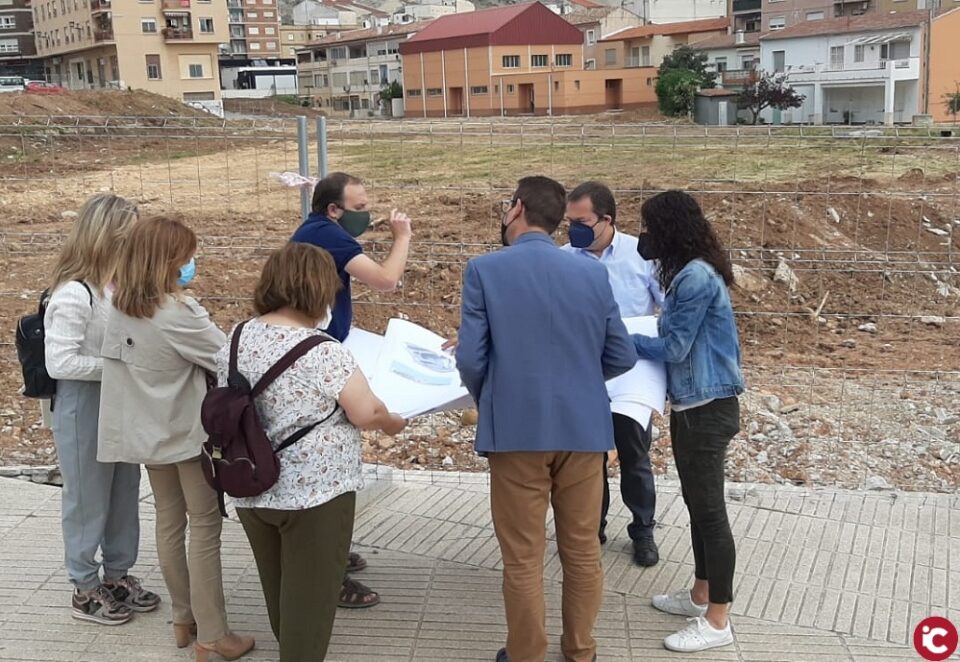 El director general dInfraestructures Educatives visita les obres del Bosco