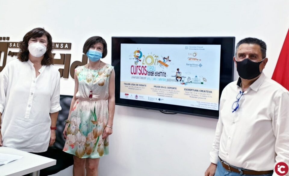 La Sede Universitaria de Elda impartirá tres cursos de verano de la Universidad de Alicante