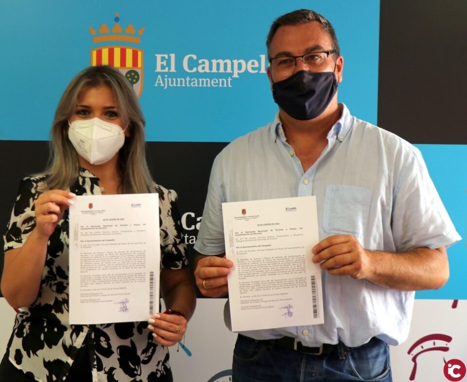 Convenio de colaboración frente a la Covid-19 entre playa de Alicante y El Campello