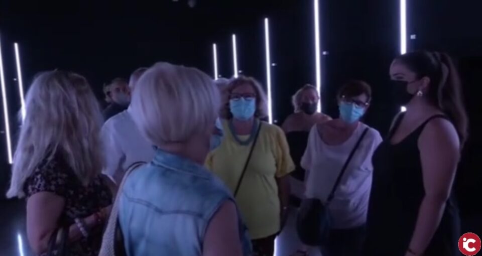 Mascletà digital en La Lonja del Pescado