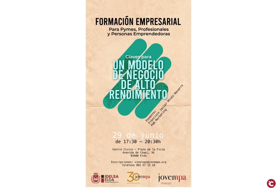 Idelsa y Jovempa ofrecen un taller formativo para la puesta en marcha de un modelo de negocio de alto rendimiento