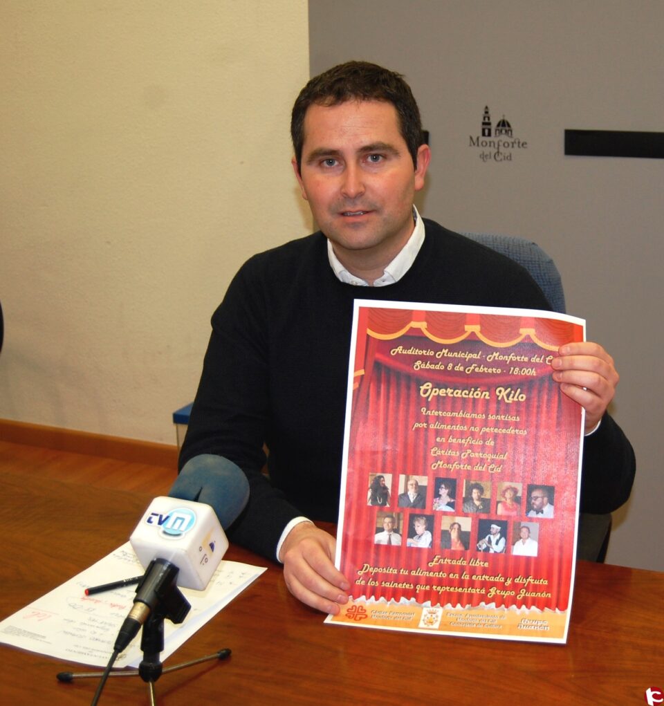 El Grupo de Teatro Juanón actúa el sábado para recoger alimentos