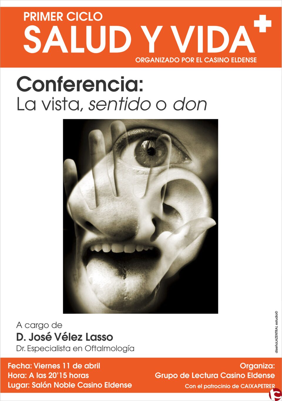 José Vélez clausura el I Ciclo de Salud del Casino Eldense con 700 asistentes y 10 destacados médicos