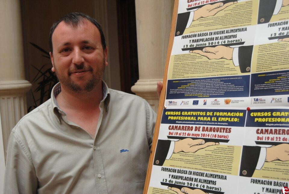 El Ayuntamiento organiza cursos gratuitos de formación profesional para el empleo en el sector de la hostelería