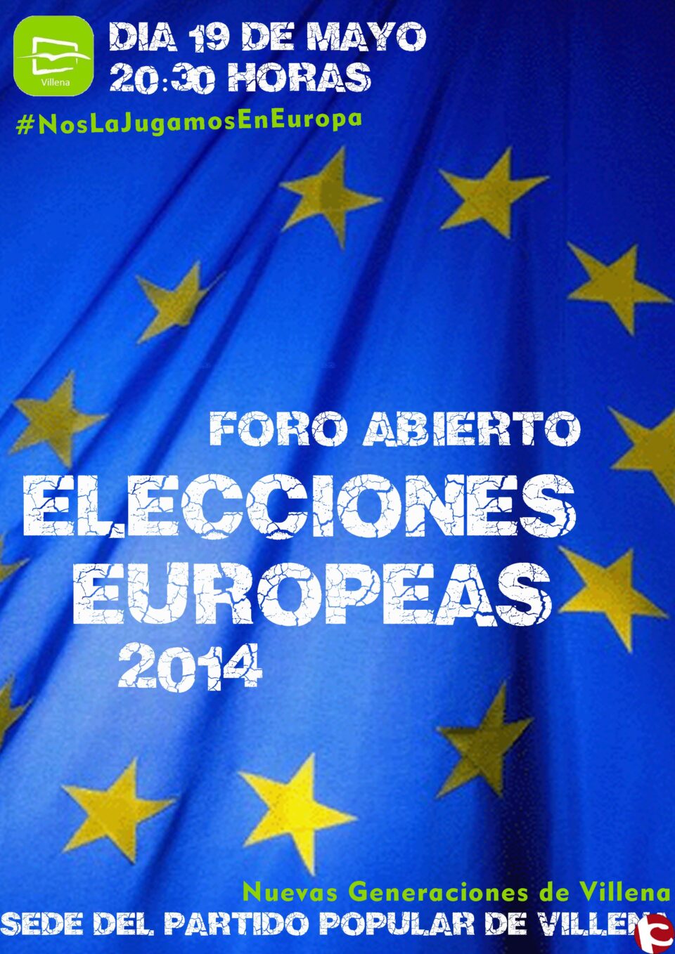 Foro Abierto sobre las elecciones europeas organizado por NNGG de Villena