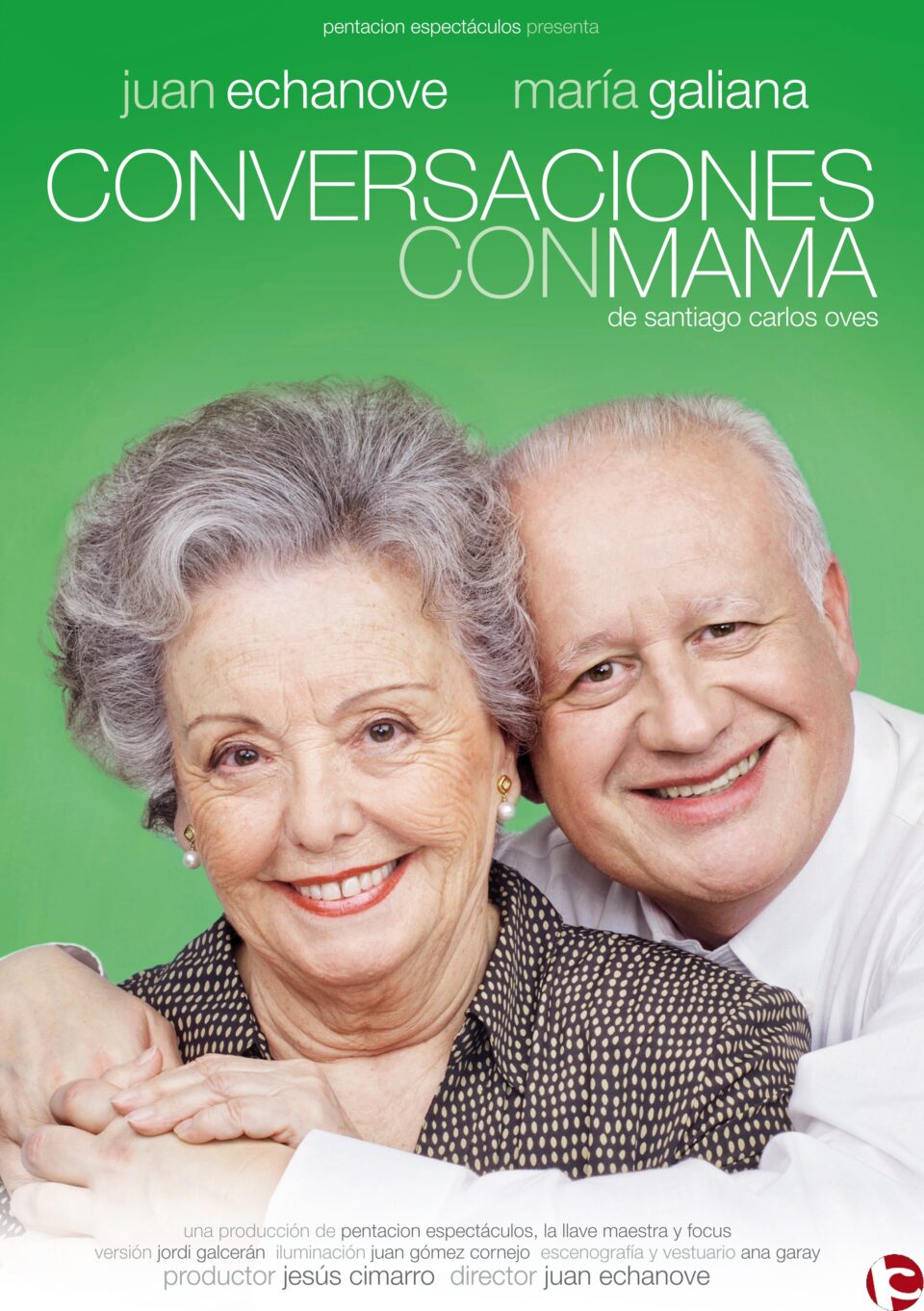 CONVERSACIONES CON MAMÁ CON MARÍA GALIANA Y JUAN ECHANOVE EN EL TEATRO CHAPÍ DE VILLENA.