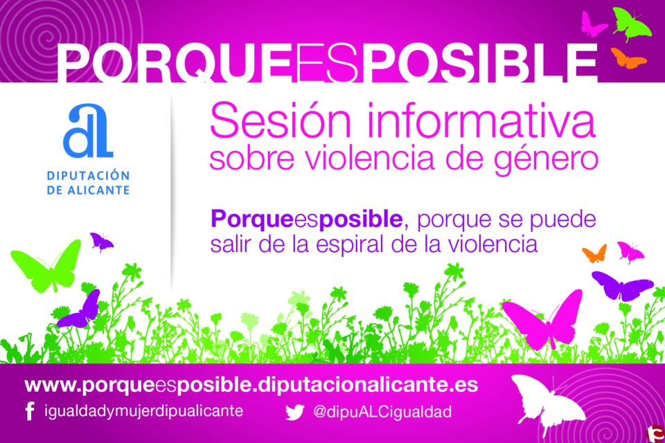 Igualdad lleva este año a 6 municipios de la provincia la campaña Porqueesposible contra la violencia de género