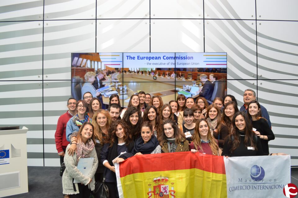 Visita a Bruselas de la XXIV Promoción del Máster en Comercio Internacional de la Universidad de Alicante para conocer las instituciones europeas