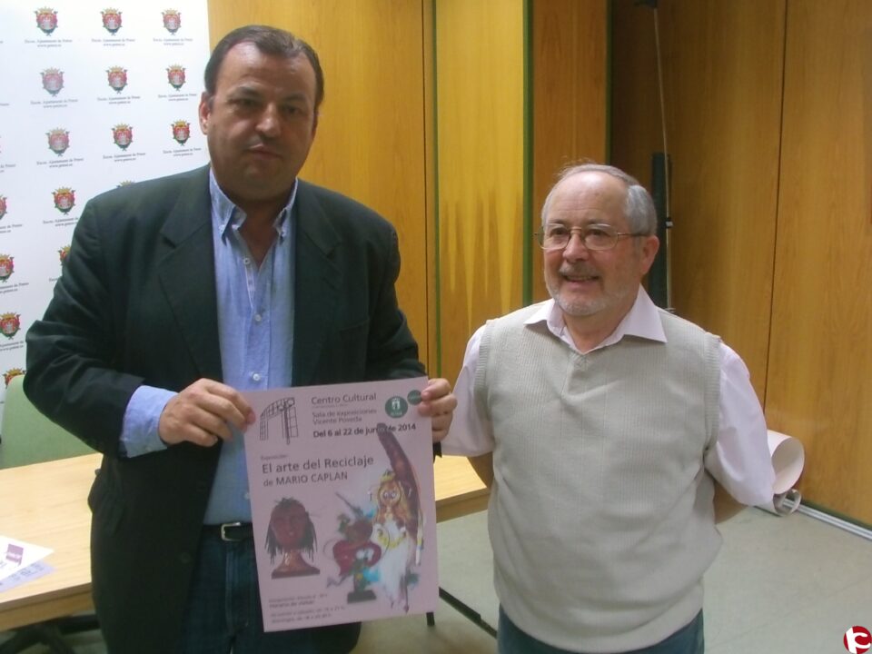 Petrer acoge una exposición de Mario Caplan con artículos de reciclaje