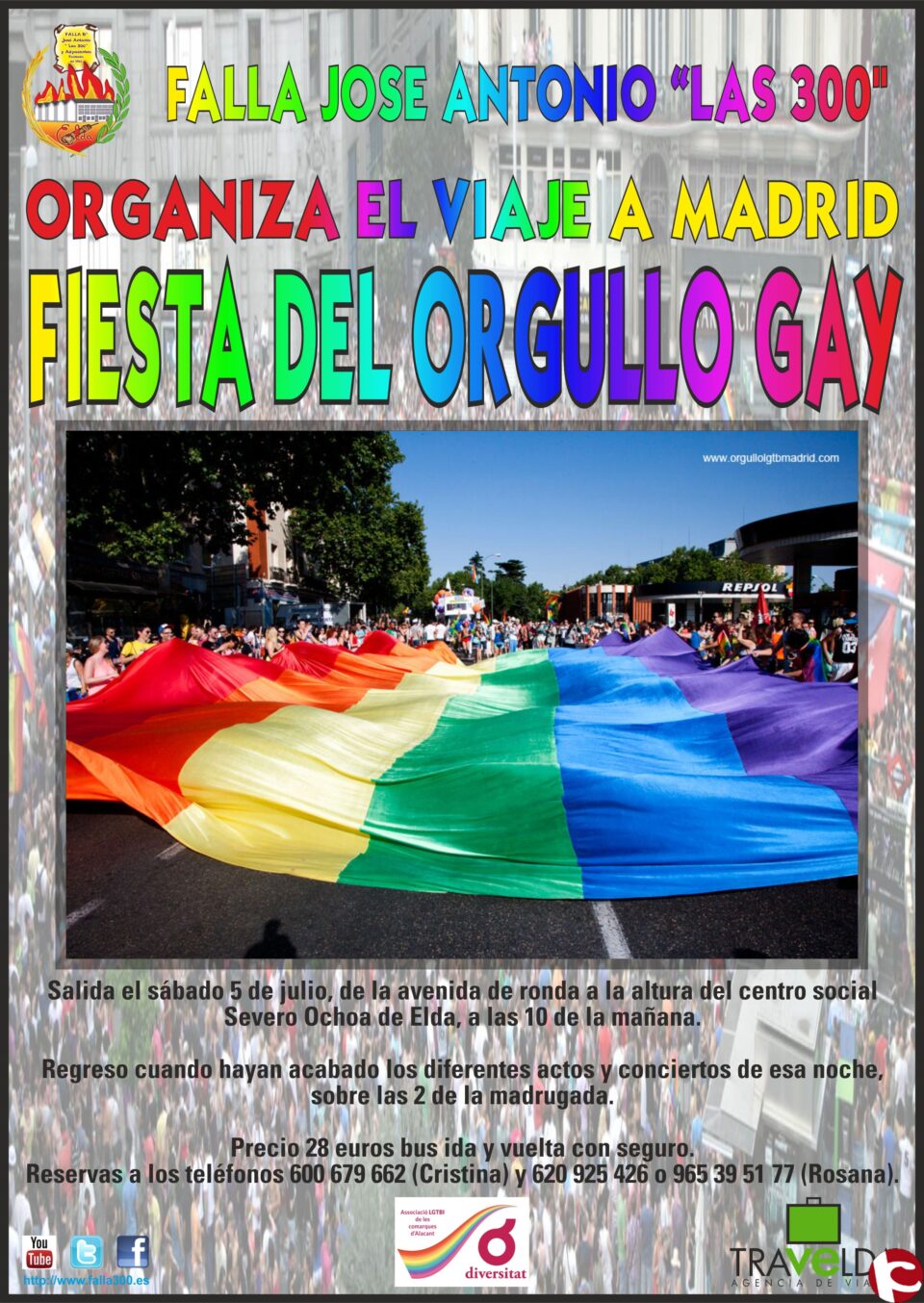 Próximas actividades de la Falla José Antonio Las 300