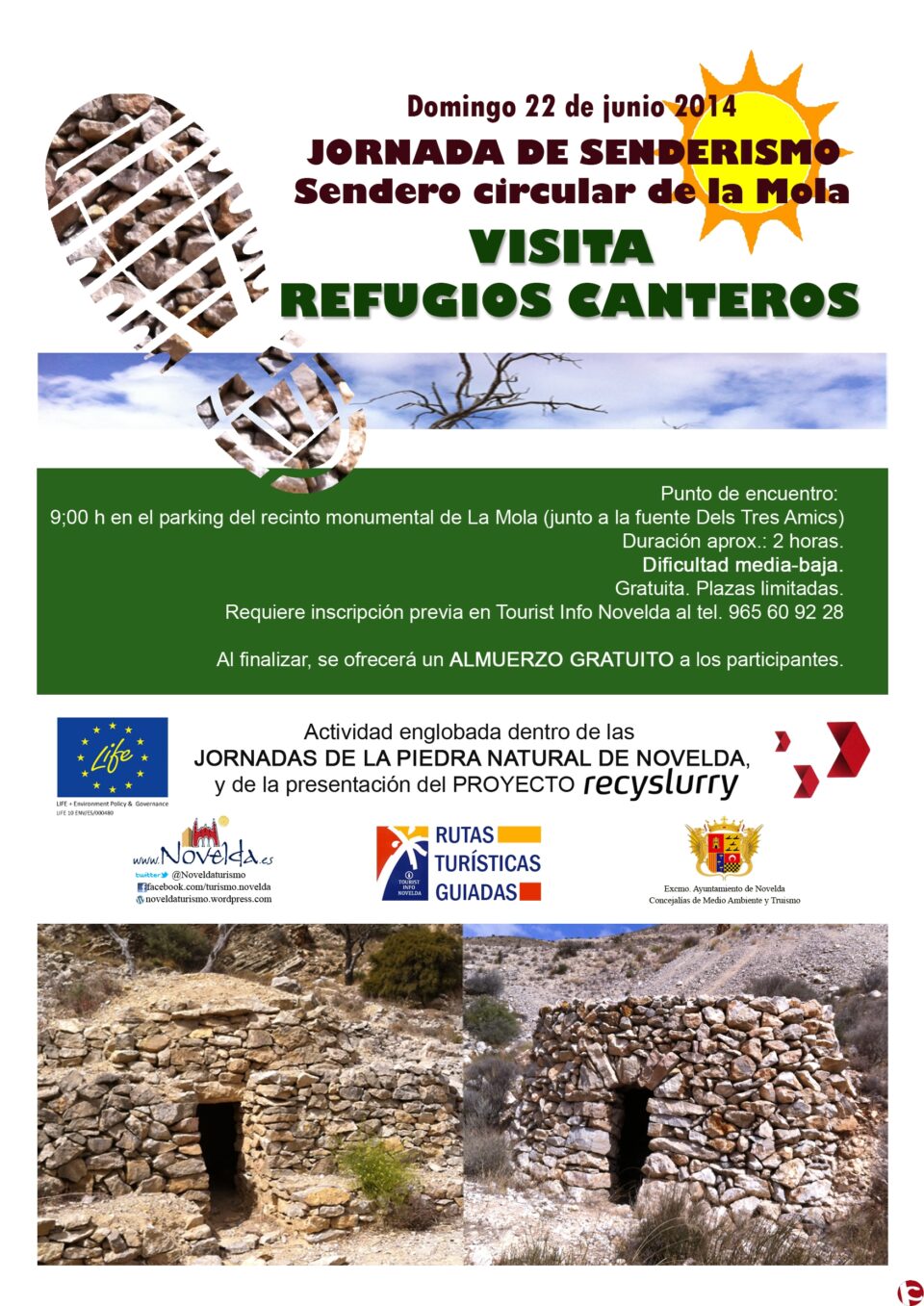 Próxima Ruta Religiosa y Senderista el sábado 21 y domingo 22 de junio