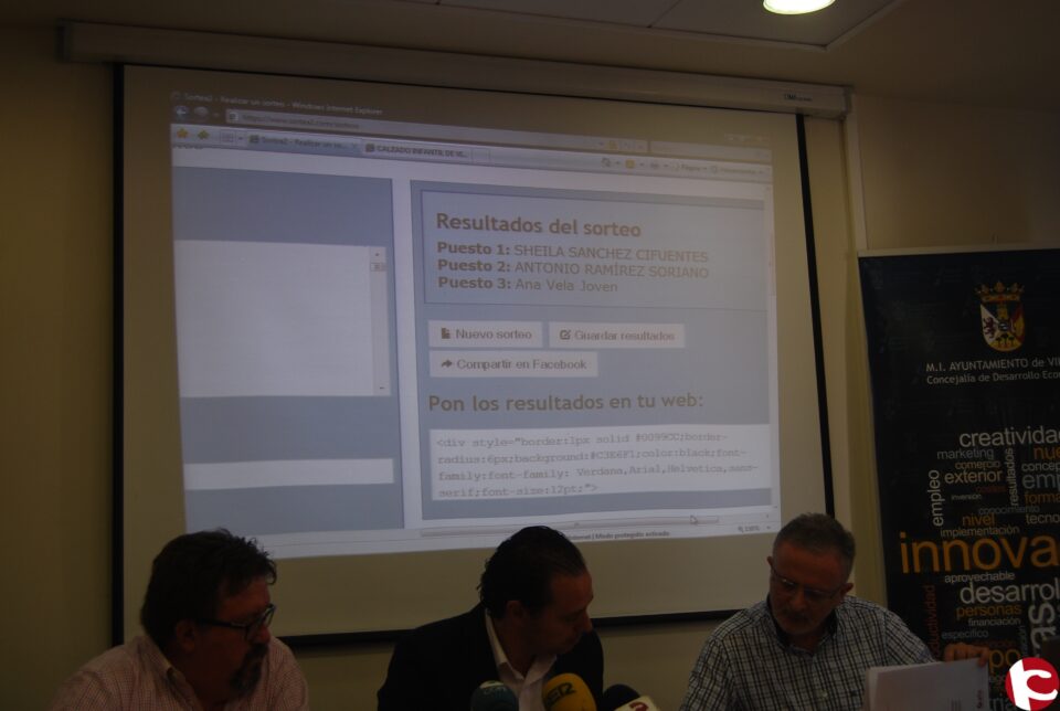 Sorteado el premio de la campaña nacional del calzado infantil de Villena