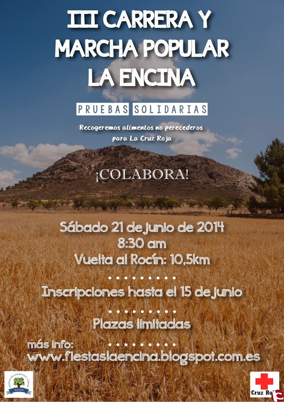 III CARRERA Y MARCHA POPULAR DE LA ENCINA. PRUEBAS SOLIDARIAS
