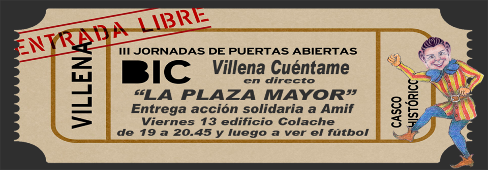 Este viernes día 13 de junio a las 19 horas en el edificio Colache se hará entrega de la Acción Solidaria a Amif