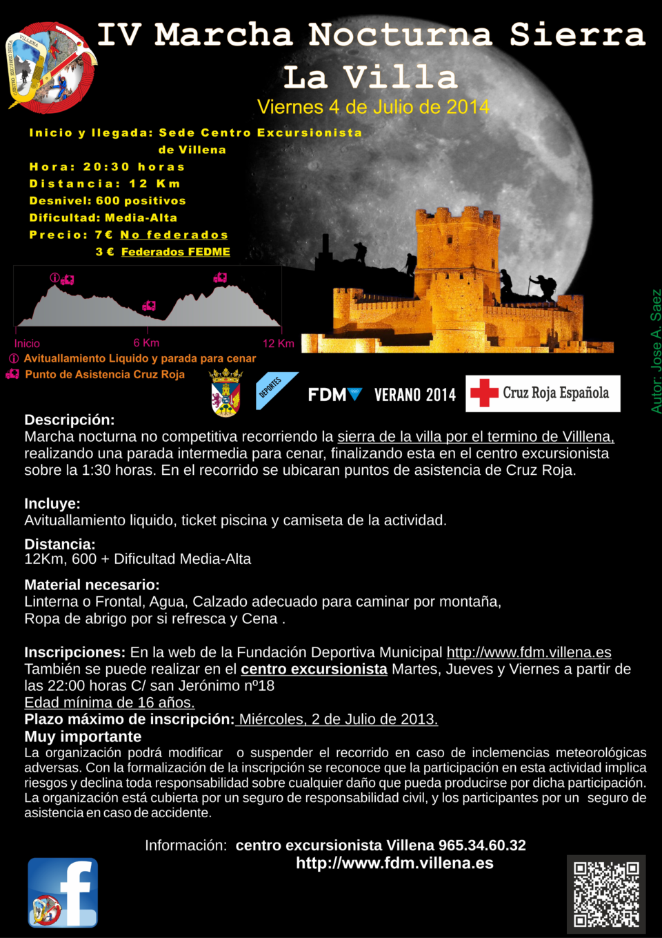 Últimos días para inscribirte en la Marcha Nocturna