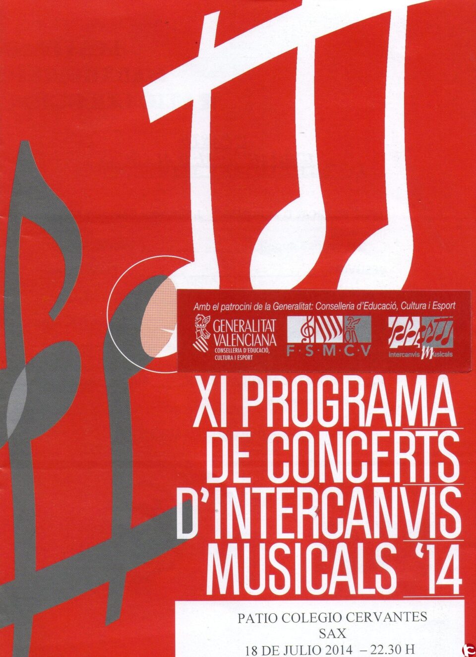 XI Campaña de Intercambios Musicales de la FSMCV