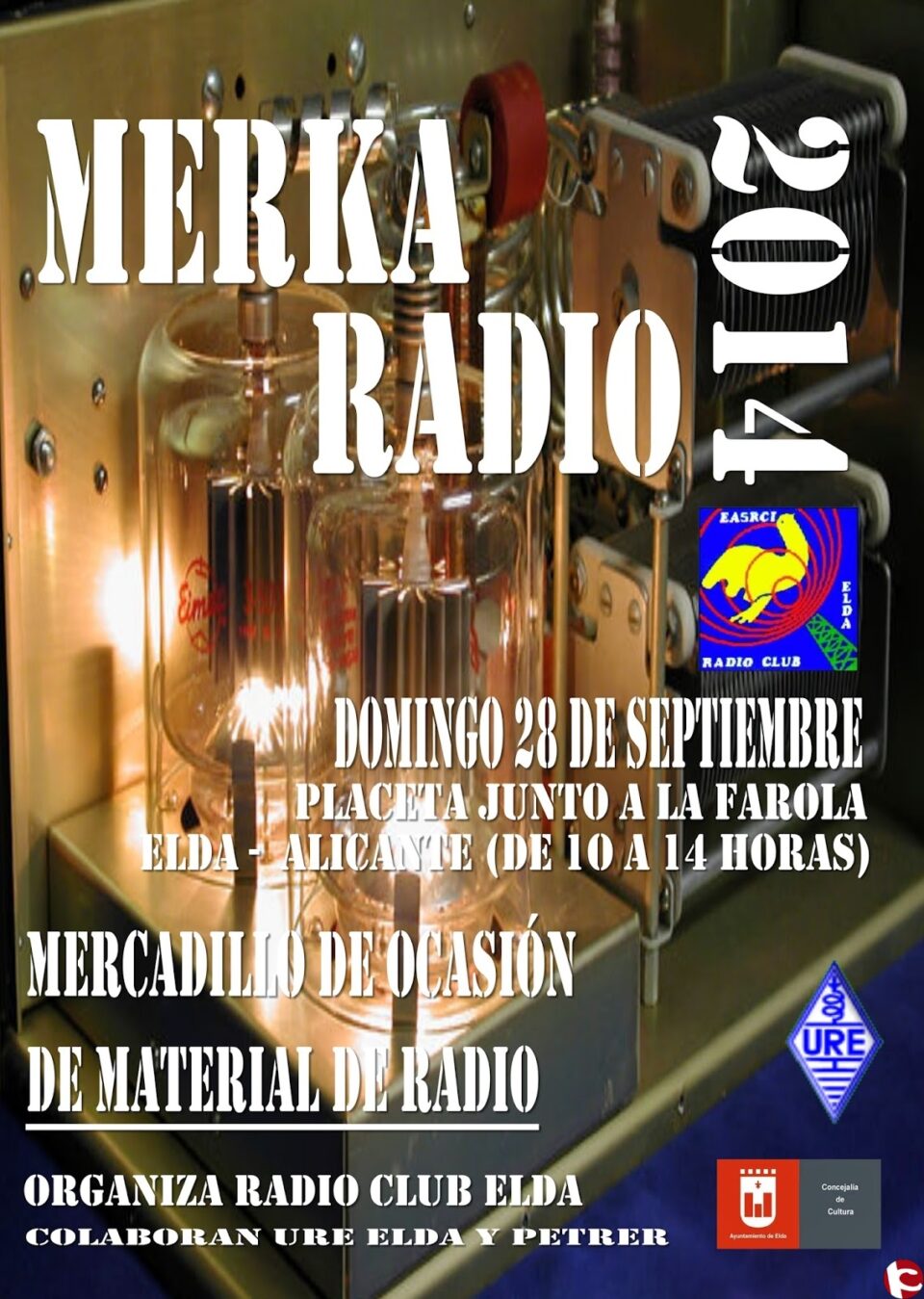 RADIO CLUB ELDA organiza un mercadillo de equipos y accesorios de radioaficionado