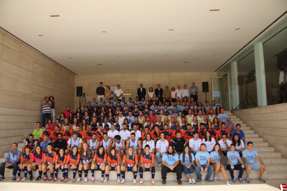 250 deportistas federados representarán a la Universidad de Alicante en competiciones regionales y nacionales
