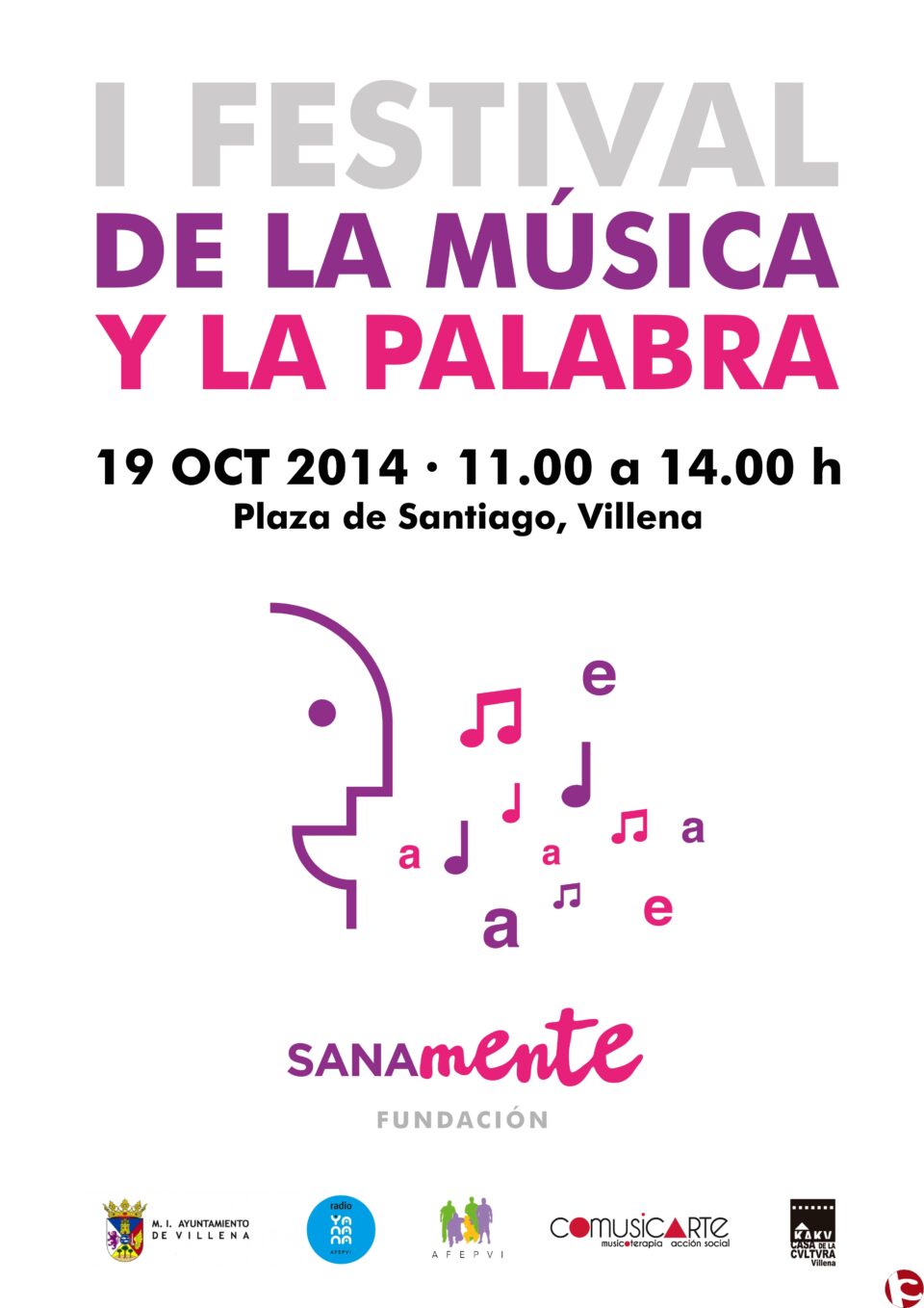  I FESTIVAL DE LA MÚSICA Y LA PALABRA