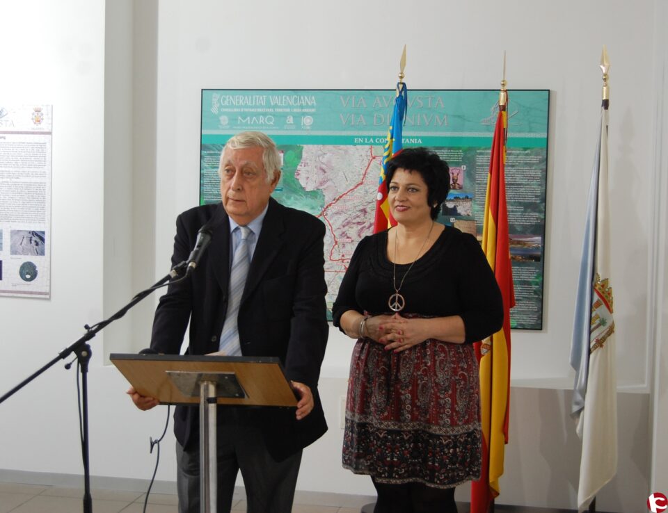 Inaugurada la exposición de la Vía Augusta en Monforte
