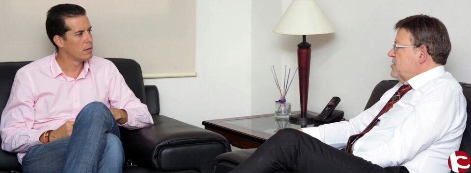 Alfaro se reúne con el candidato del PSPV a la Generalitat para impulsar políticas de reindustrialización en Elda