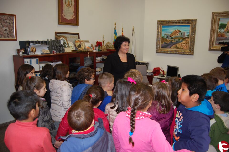 Visita de niños del Colegio Jorge Juan al Ayuntamiento