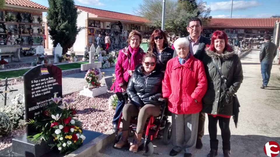 El PSOE acompañó a la familia de Rosendo García en el 75 aniversario de su fusilamiento