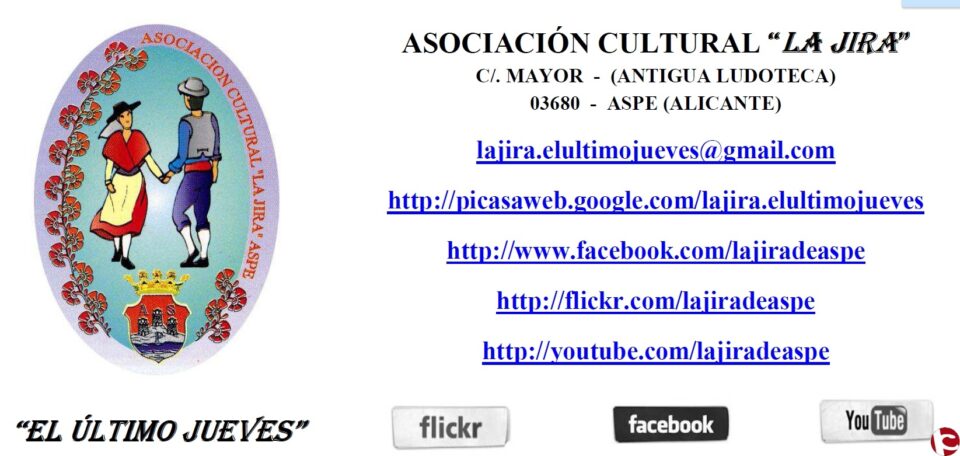 Actividades La Jira / El Último Jueves - Aspe