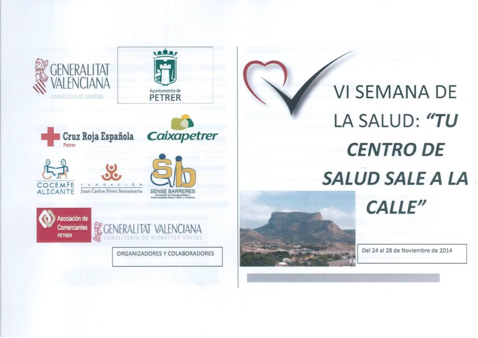 El centro de salud uno de Petrer celebra la semana de la salud