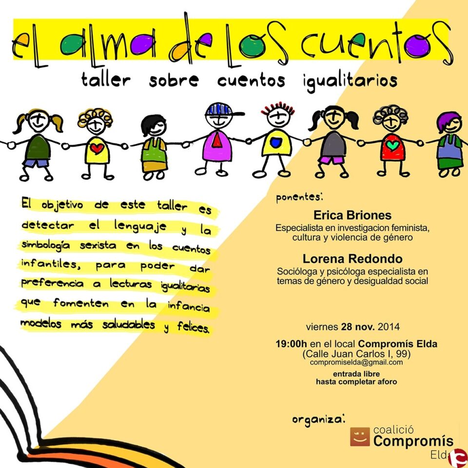 Taller sobre cuentos igualitarios dirigido a padres