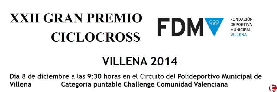A golpe de pedal 04/12/14 Información sobre el XXII Gran Premio Ciclocross Fundación Deportiva Municipal