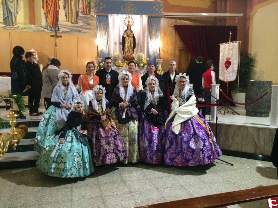 La Santa Cruz de Petrer celebró la festividad de la purísima.