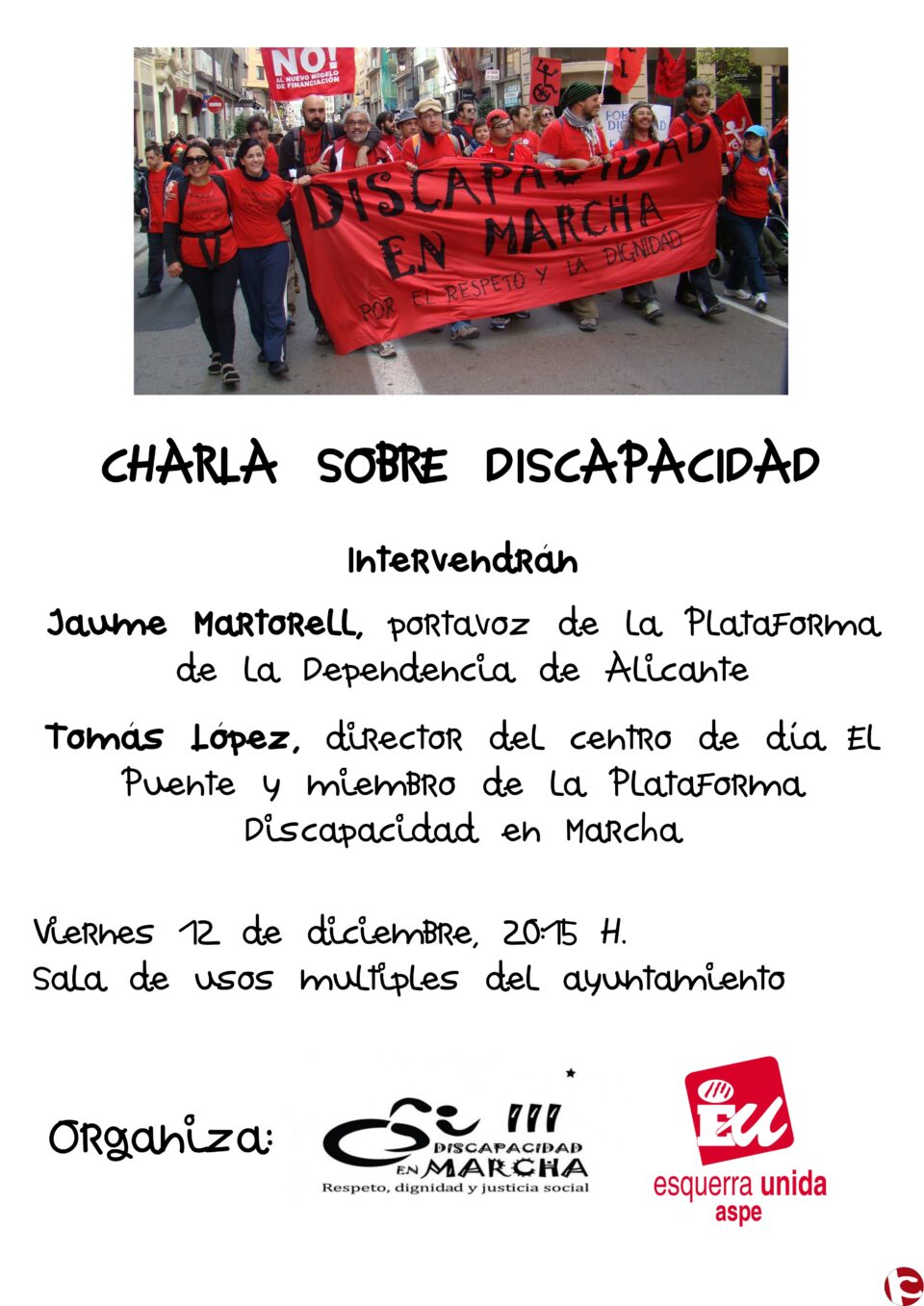 Charla sobre Discapacidad