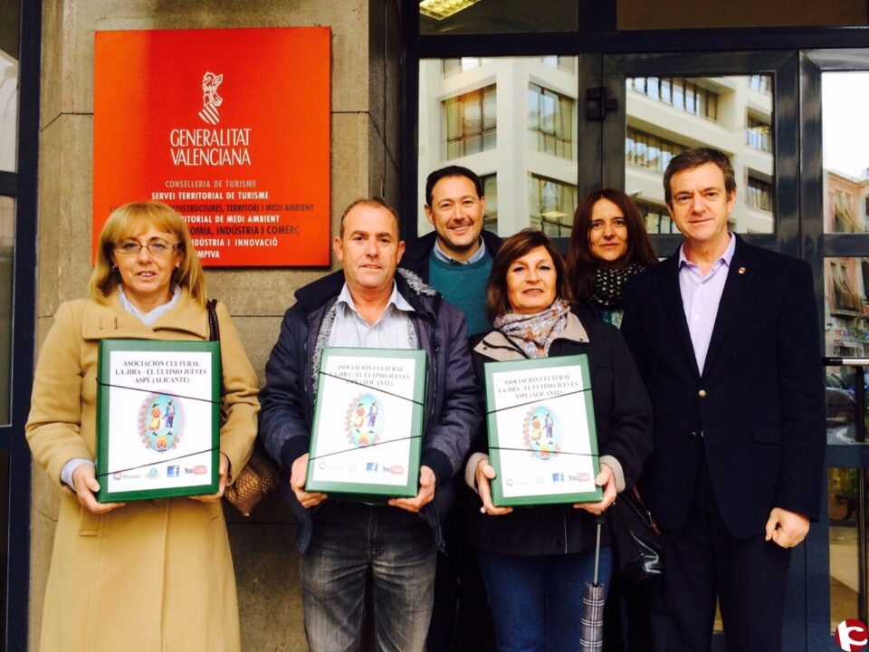 La Asociación Cultural La Jira de Aspe presenta la solicitud de Declaración de Interés Turístico ante el Servicio Territorial de Alicante
