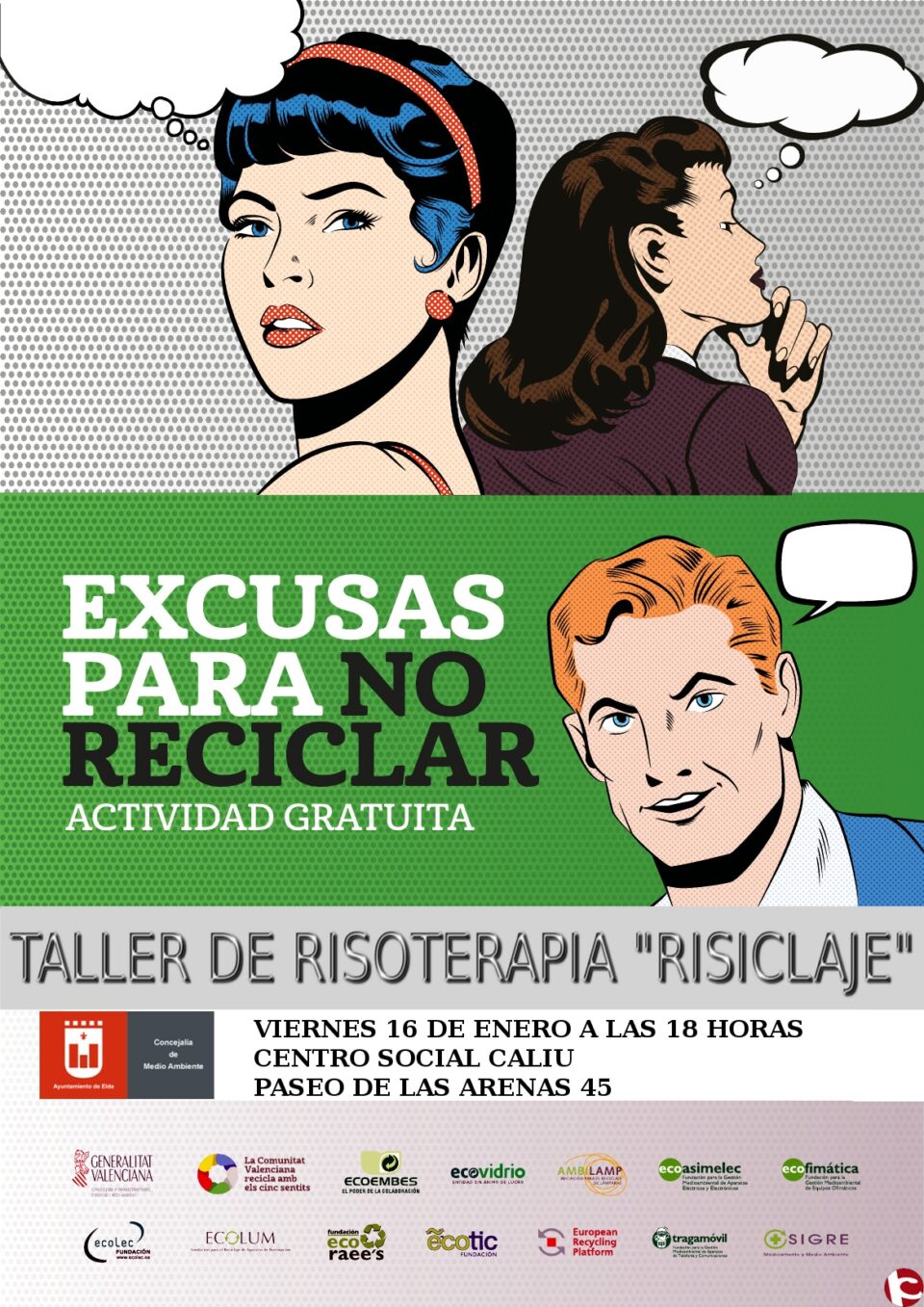 Información sobre el taller de risoterapia: " Risiclaje"