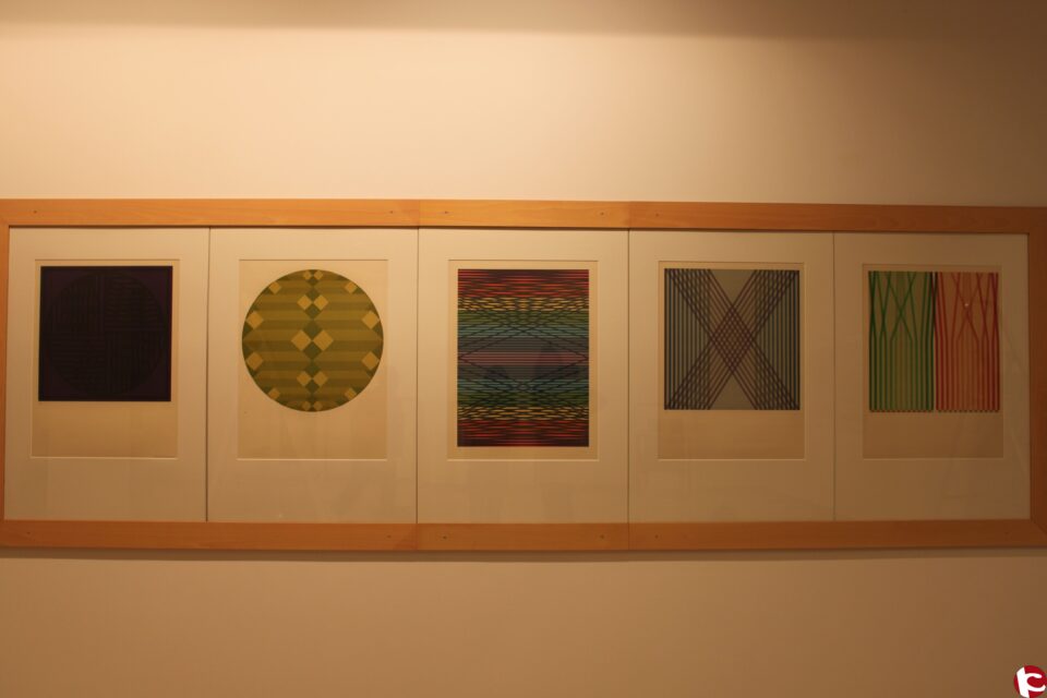 La UMH inaugura la exposición De luz será la línea del artista Eusebio Sempere en el campus de Elche