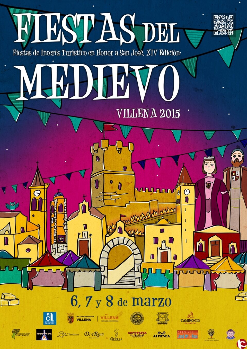 TOMÁS PRATS LÁZAROGANADOR DEL CONCURSO DEL CALTEL FIESTAS DEL MEDIEVO 2015
