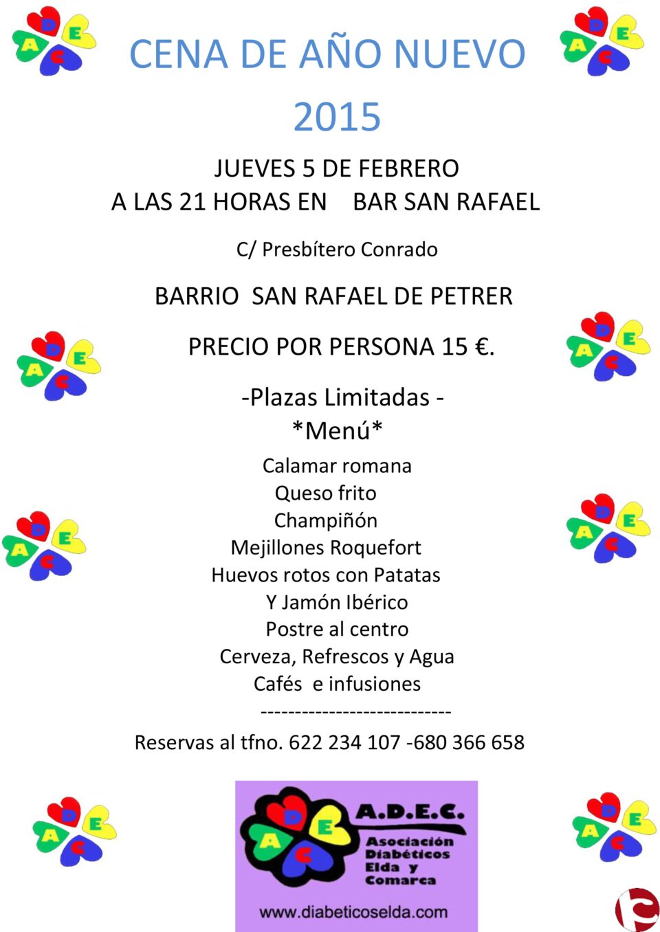 ADEC organiza una cena de invierno