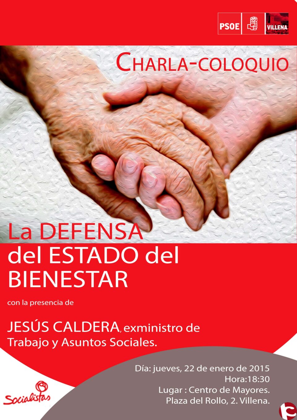 Charla-coloquio con Jesús Caldera sobre ayudas a la dependencia y otros temas